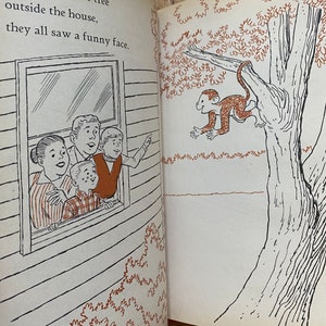 Funny Face at the Window, Sara Asheron, pictures by Anthony Tallarico, Wonder Books Easy Reader, hardcover, 1970, vintage childrens book image 8