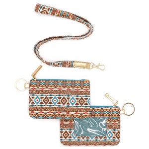 ID Wallet and Detachable Lanyard Set _ Tribal