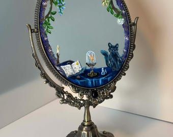 Magical fairytale mirror for vanity or desk