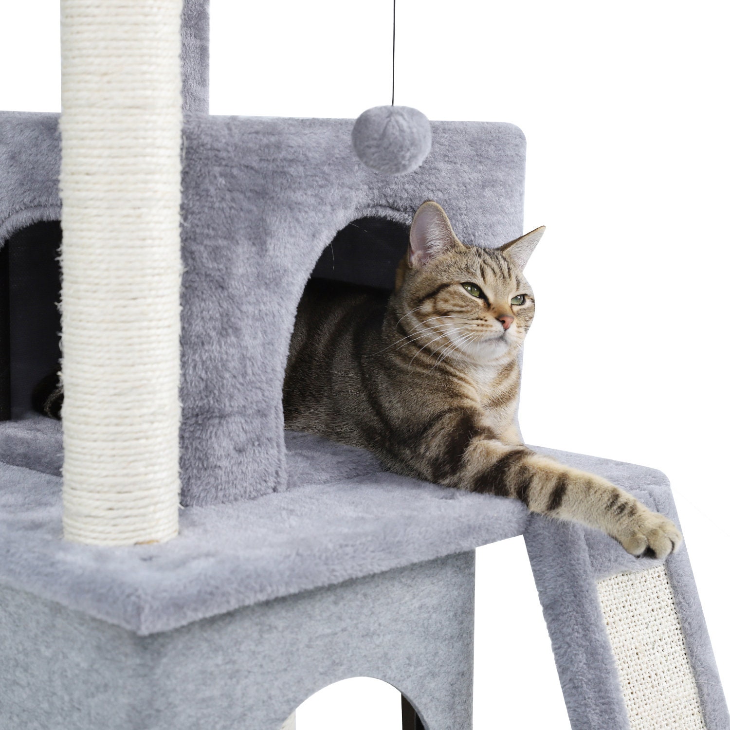 Cat tower Cat Tree Sisal Scratching Post Kitten Furniture Etsy