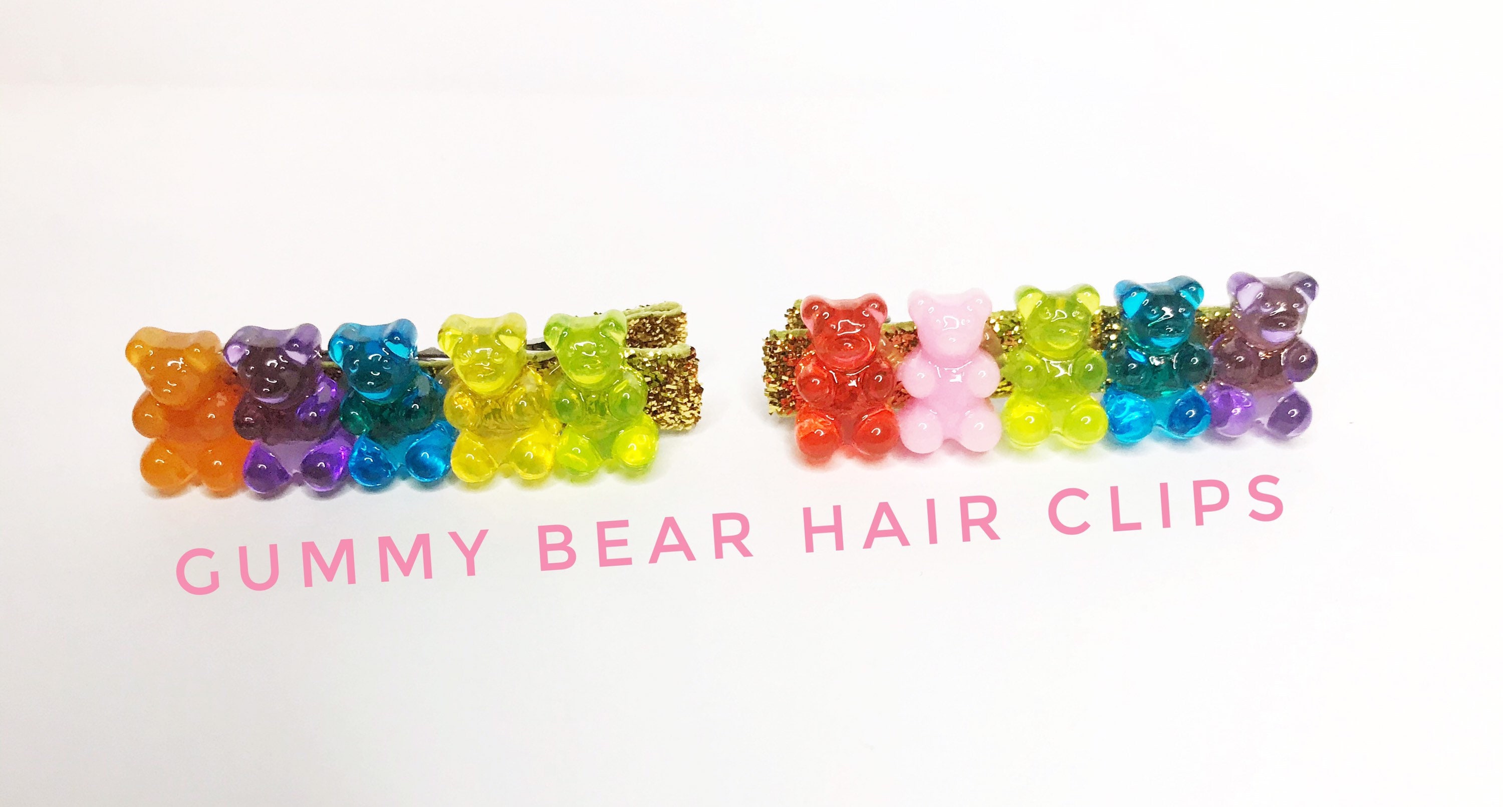 Gummy Bear Hair Clips Gummy Bear Earrings Etsy