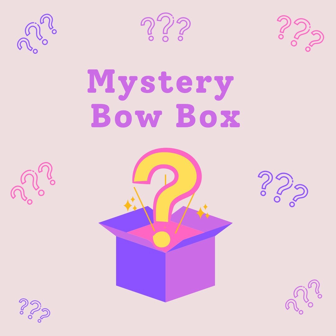 Mystery Bow Box. Hair Bow Sets. Bow Gift Sets - Etsy