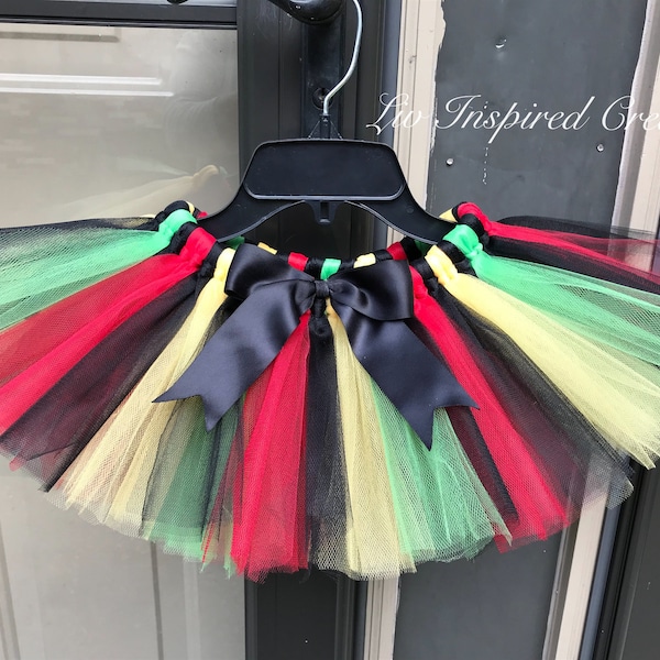 Rasta Jamaican tutu skirt