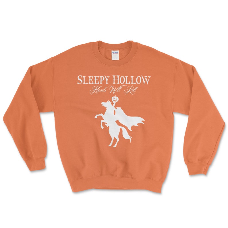 Sleepy Hollow Heads Will Roll Sweatshirt Headless Horseman Etsy