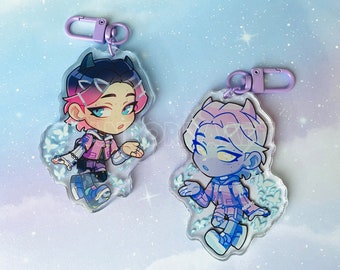 VAL | Clove Butterflies | Acrylic Charm, Keychain, Gun Buddy