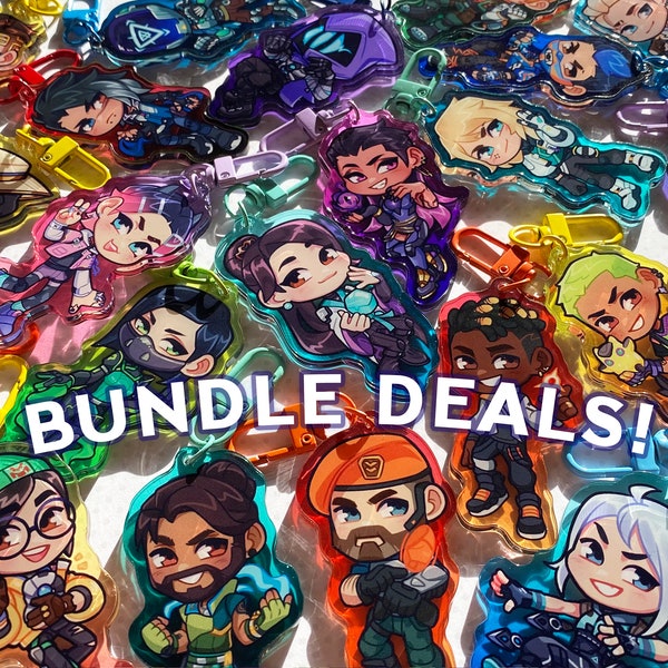 VAL | SET 1 | Bundle Deals | Acrylic Charms, Keychains, Gun Buddies