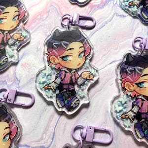 Clove Butterflies | Acrylic Charm, Keychain, Gun Buddy zdjęcie 2