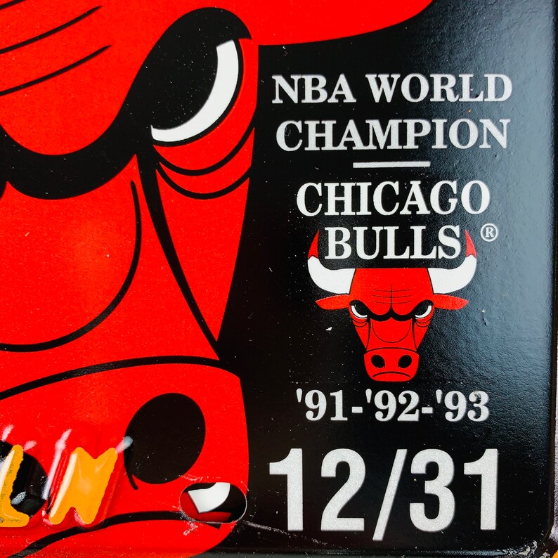 Chicago Bulls Genuine Old License Plates for Sports Displays Etsy