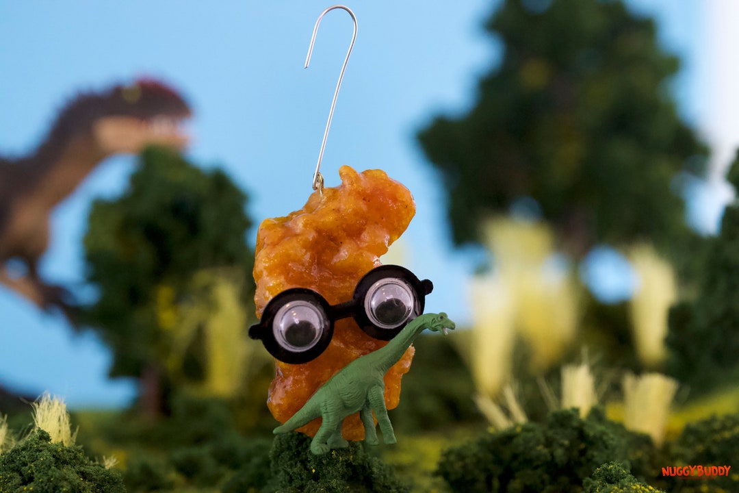 Dino Chicken Nugget Ornament Real Preserved Chicken Nugget Etsy