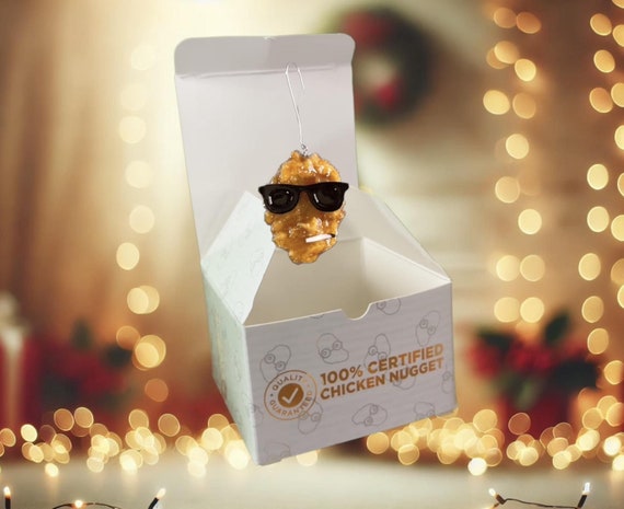 Thug Nug Ornament ( Real Preserved Chicken Nugget) - Etsy
