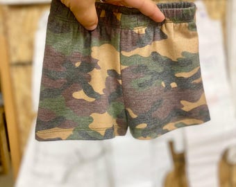 Boy shorts, girl shorties, unisex kids clothes, army outfits, toddler sitters photo prop,