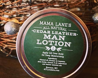 Cedar Leather Man Lotion