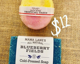 Soap and Bath Bomb Set