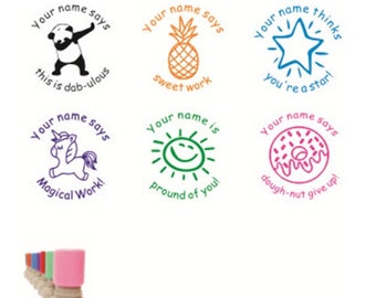 teacher stamps etsy