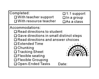 Personalized Teacher Checklist Stamp, Teacher writing checklist stamp, custom teacher stamp, checklist stamp for teacher, teacher gift