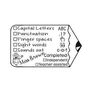 Custom checklist stamps,Personalized Teacher Stamp pre-inked Stamp, Teacher writing checklist stamp, checklist stamps,teacher gifts