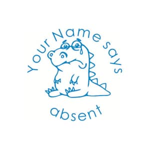 Tampons enseignant personnalisés, tampon encreur personnalisé enseignant, tampons étudiant absent, cadeau enseignant