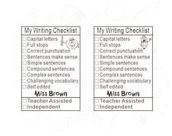 Personalized Teacher Stamp Self-inking Stamp, Teacher writing checklist stamp, checklist stamps,teacher gifts, xmas gift