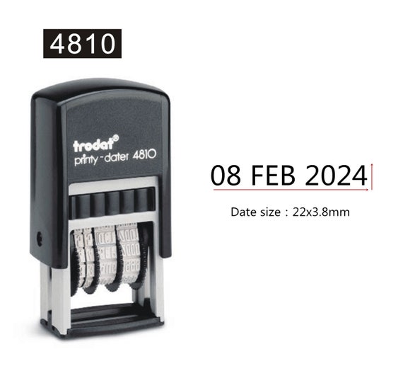 Trodat date stamp trodat adjustable date stamp changed date Etsy