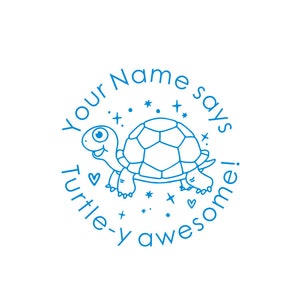 Tampons personnalisés de l’enseignant Timbres personnalisés Timbres d’encrage automatique Tortue-y impressionnant timbres de récompense des enseignants Timbre de tortue Outils de l’enseignant, cadeau pour l’enseignant.
