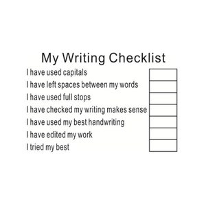 Personalized Teacher checklist Stamp Self-inking Stamp, Teacher writing checklist stamp, custom teacher checklist stamp, full stops