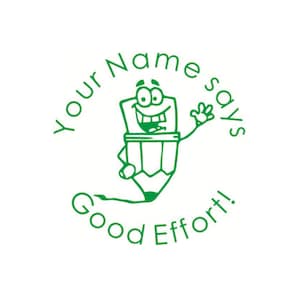 Personalized Teacher Stamps, custom teacher pre-inked Stamp,Pencil stamp, self-inking stamp, Custom teacher Stamp, teacher gift