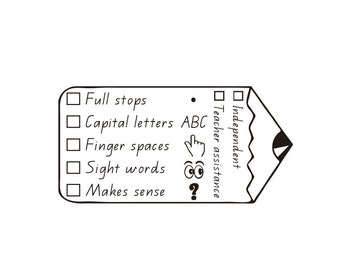 Personalized Teacher Stamp Self-inking Stamp, Teacher writing checklist stamp, checklist stamps,refill checklist stamp, teacher gifts