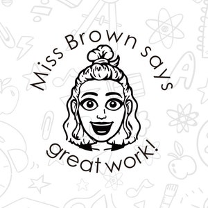 Personalized bitmoji stamps, emoji stamp, teacher bitmoji stamps, pre-inked stamp, teacher refill stamp. custom bitmoji stamps, photo stamps