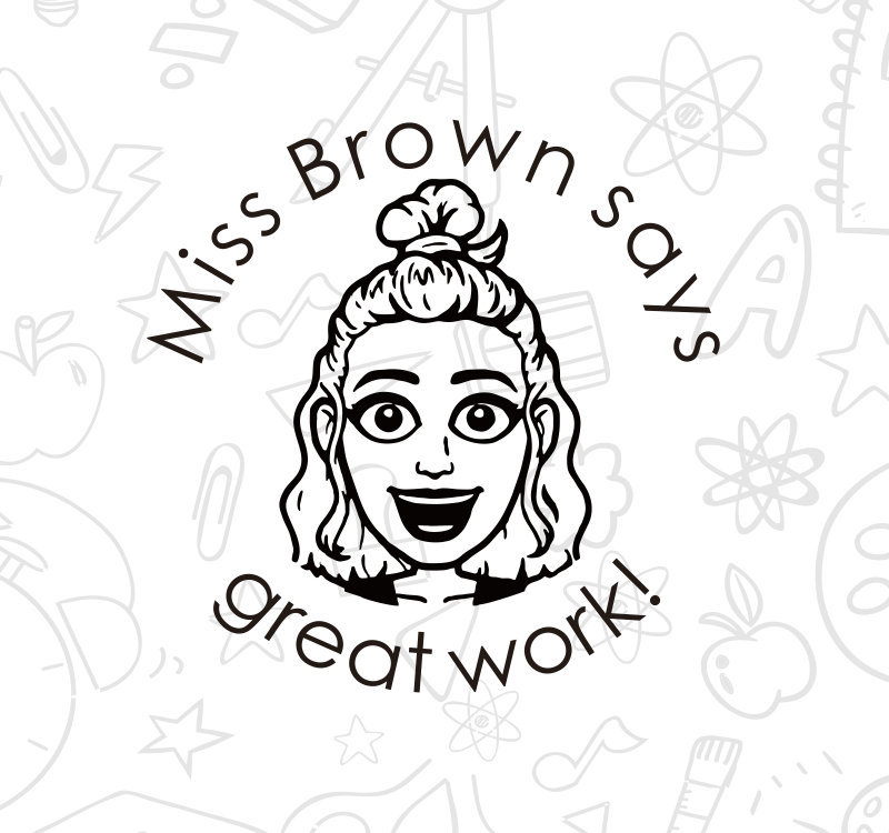 Personalized Bitmoji Stamps Emoji Stamp Teacher Bitmoji Etsy