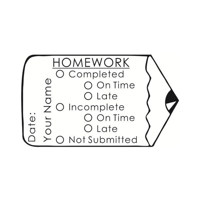 Independent Work - Pre Inked Teacher Stamp | Custom Options - Your Teacher's Pet Creature