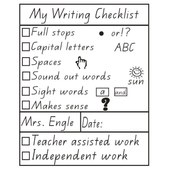 Personalized Teacher Stamp Self-inking Stamp, Teacher writing checklist stamp, checklist stamps,teacher gifts, xmas gift