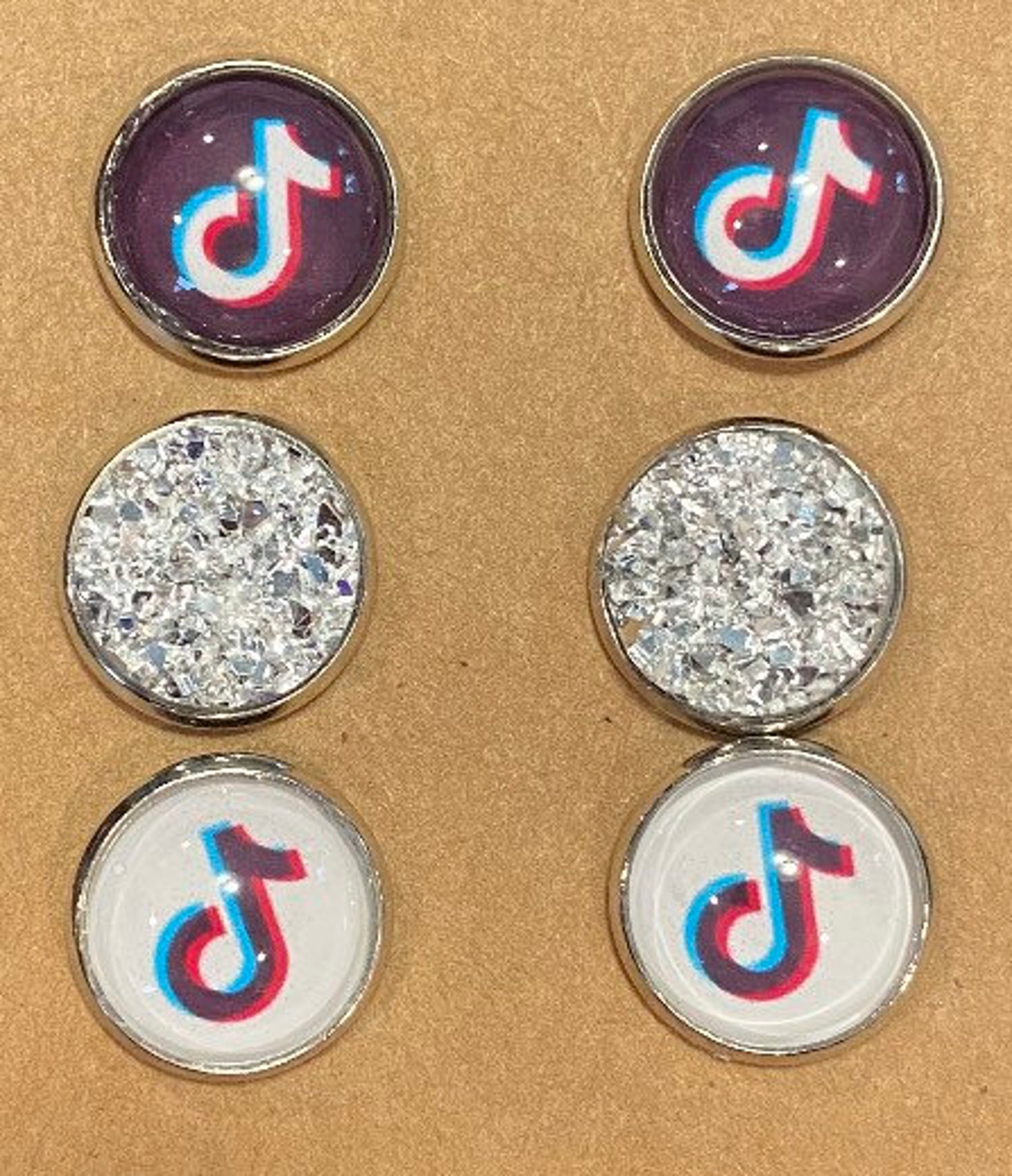 Tik Tok Earrings Etsy