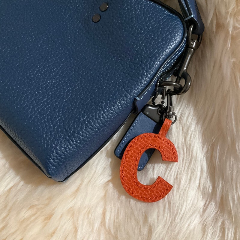 Colorful Initial Bag Charm