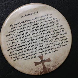 Merton Prayer The Road Ahead Prayer Magnet