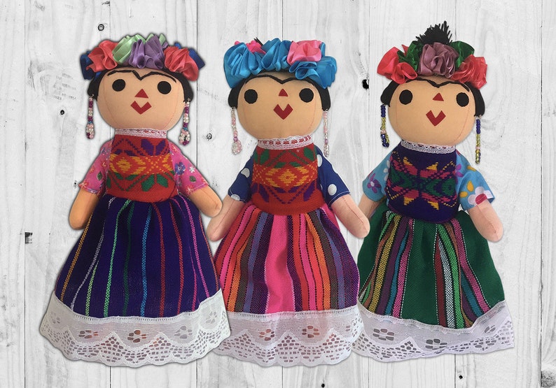 frida kahlo rag doll