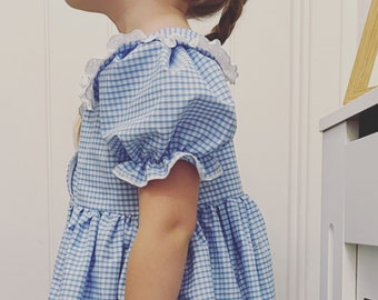 Gingham school dress