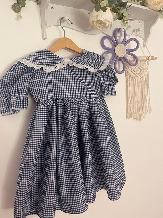 Gingham School Dress Etsy