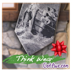 A unique silk necktie gift for the faith-based believer in your life.