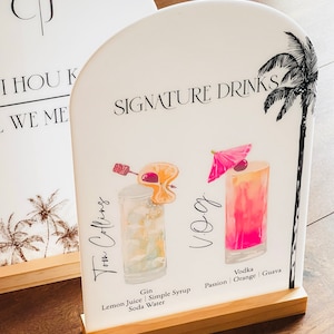 Tropical Drinks Art