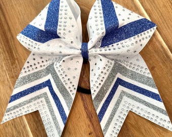 Lazos para animadoras - Lazos con brillantina - Lazos con diamantes de imitación - Lazos personalizados - Lazos para sóftbol