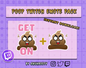 Ultimate Poop Pack Twitch Emote