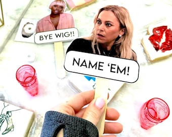 Bravo Housewives Quotes, Party Photo Props (Digital Download)