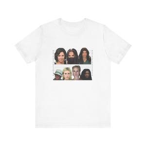 Real Housewives Mugshot Tshirt, Tee, Handmade Gift, Funny Gift for Her, Bravo Item