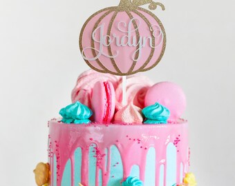 Little Pumpkin Cake Topper, Pumpkin First Birthday, Our Little Pumpkin, Smash Topper, Fall Birthday decor, Fall First Birthday Topper