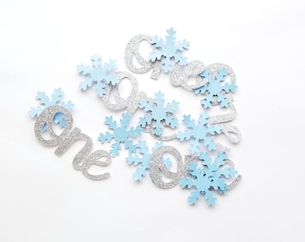 Winter Onederland Party Confetti, Table Decor, Winter Wonederland Party Decoration, table Confetti, 1st Birthday Confetti Qty80