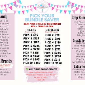 Custom Treats - Personalized Candy Bags, Chip Bags, Chocolate Bars, Cookies & Gobble Boxes - Party Favors, Birthday, Events
