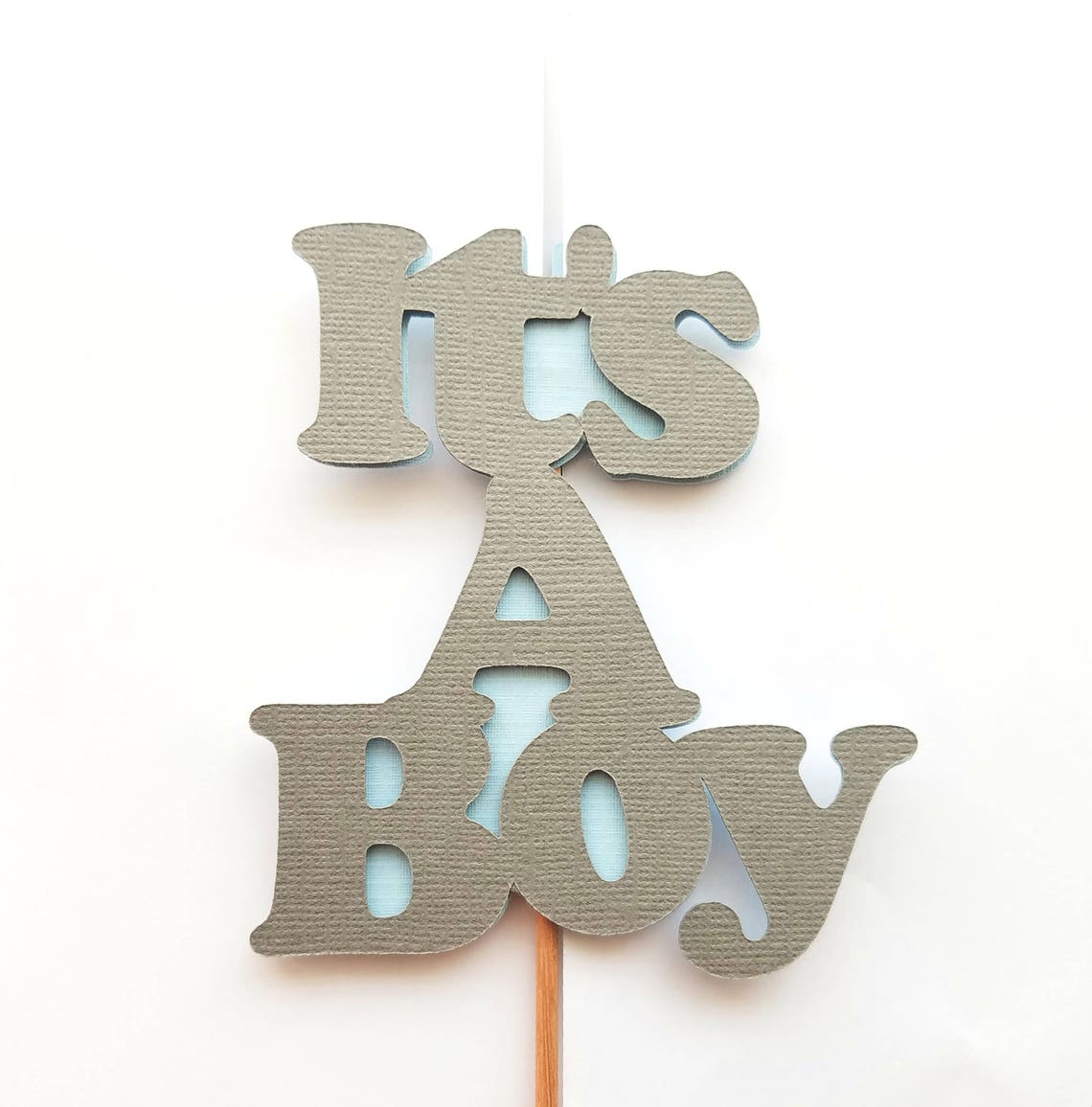 It's a Boy Centerpiece Sticks Elephant Baby Shower Etsy