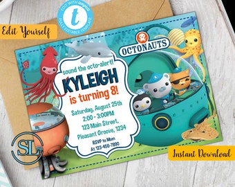 Octonauts Invitation Etsy