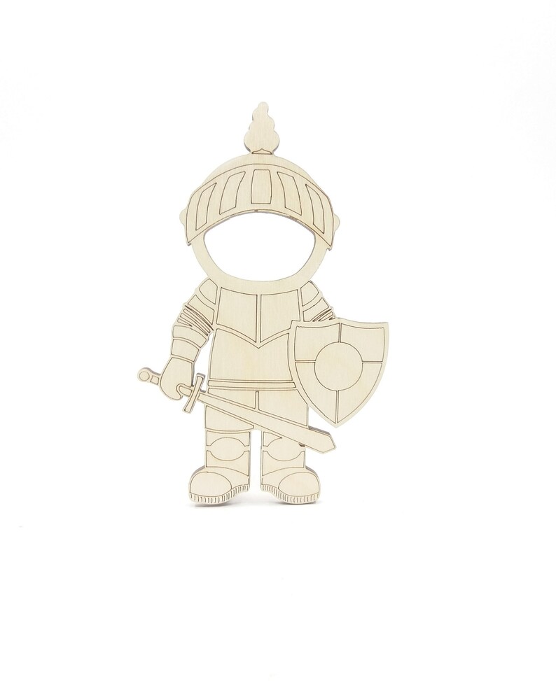 Knight, Knight Clipart Craft Shape for Wood Crafts, Knight Silhouette ...