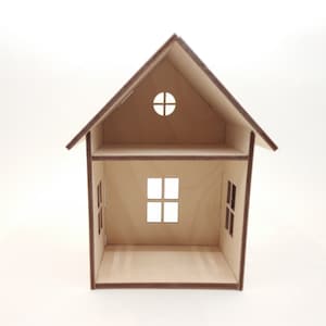 Wood House Kit, DIY House Miniature Kit, Miniature House, Small Wooden Houses Decor, Wood Kit Craft Project, School Project for Kids